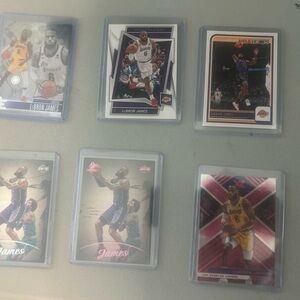 Six Card LeBron James Lot!